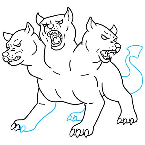 How to Draw the Cerberus - Really Easy Drawing Tutorial