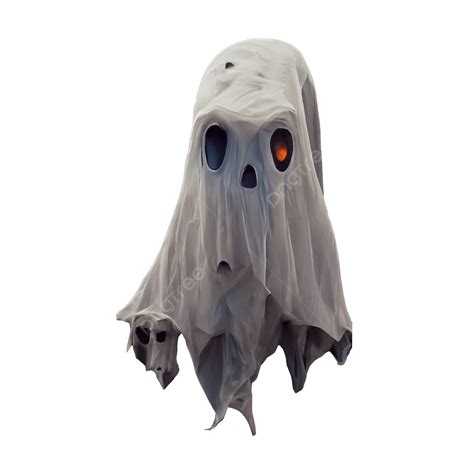 Halloween Ghost With Scary Eyes, Halloween, Ghost, Halloween Ghost PNG ...