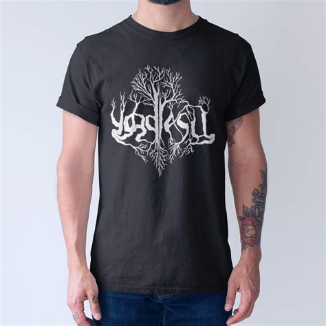 Yggdrasil Band T-Shirt, Yggdrasil Logo Tee Shirt, Folk Metal, Pagan ...