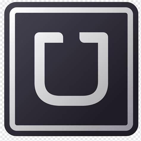 Uber Taxi Logo, driver, rectangle, transport, taxi png | PNGWing