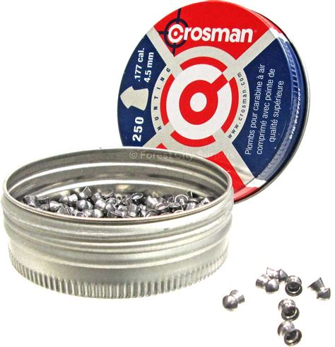 Crosman® .177 Caliber Pointed Premium Grade Lead Airgun Pellets - BB ...