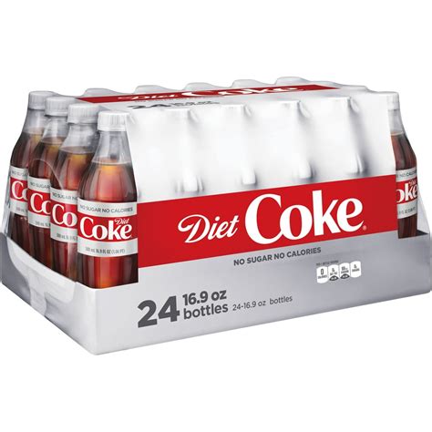 Diet Coke Soda Soft Drink, 16.9 fl oz, 24 Pack - Walmart.com - Walmart.com