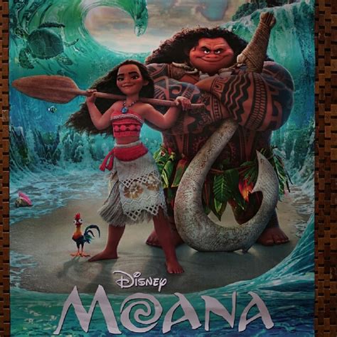 Movie Poster (Moana), Furniture & Home Living, Home Decor, Frames ...