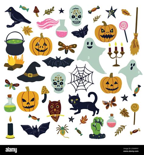 Halloween Clip Art High Resolution Stock Photography and Images - Alamy