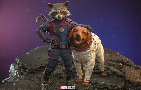 Hot Toys unveils Rocket and Cosmo Guardians of the Galaxy Vol. 3 sixth ...