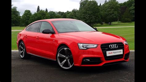 YH16WHN AUDI A5 TDI QUATTRO S LINE BLACK EDITION PLUS RED 2016 ...