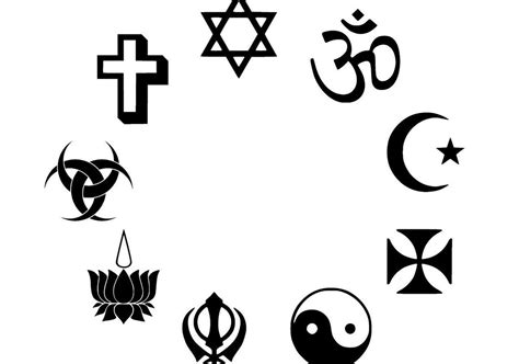 RELIGIOUS SYMBOLS Poster Print - prints4u