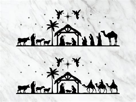 Nativity Scene SVG Nativity SVG PNG Eps Dxf Jpg Instant - Etsy UK