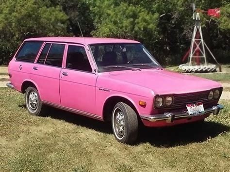 Nice But Pink: 1972 Datsun 510 Wagon