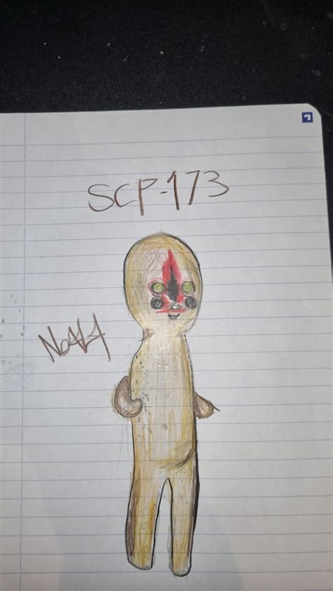 Drawing Of SCP-173 : r/SCP