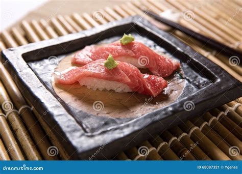 Otoro (Fatty Tuna Belly) Sushi Royalty-Free Stock Photography ...