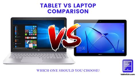 Laptop Vs Tablet Comparison Chart