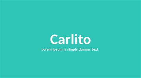 Carlito Font Family : Download Free for Desktop & Webfont