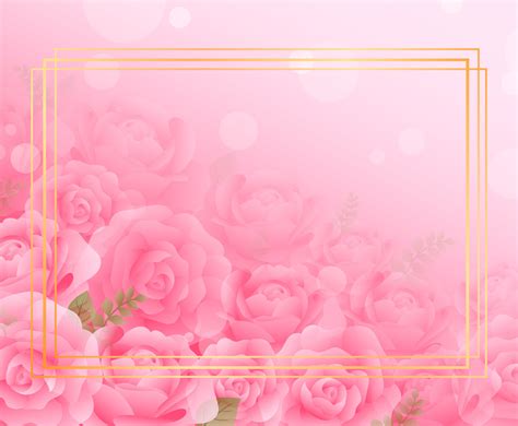 Elegant Pink Rose Background | FreeVectors