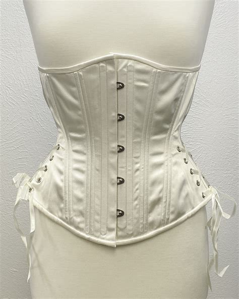 Ivory Satin Hourglass Corset – Faire Treasures