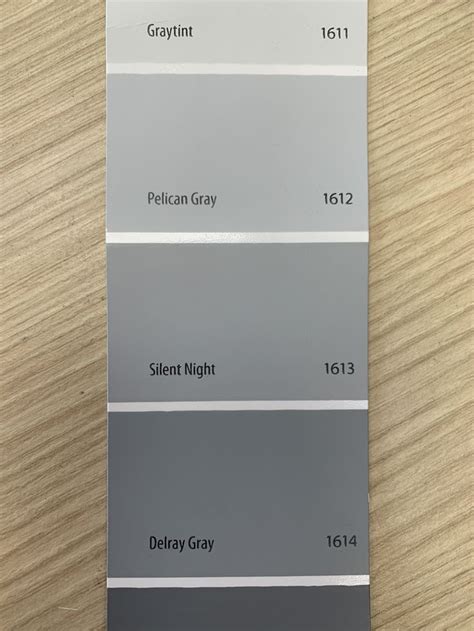 Cool gray paint Benjamin Moore, Pelican Gray, Silent Night, Delray Gray ...