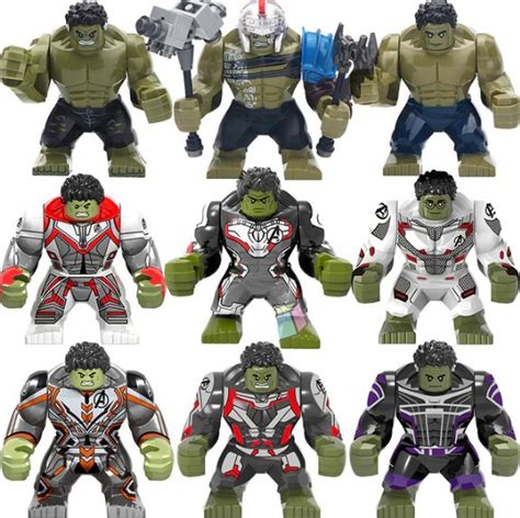 New Incredible Hulk Armored Hulk Big Figures Lego Hulk Minifigures ...