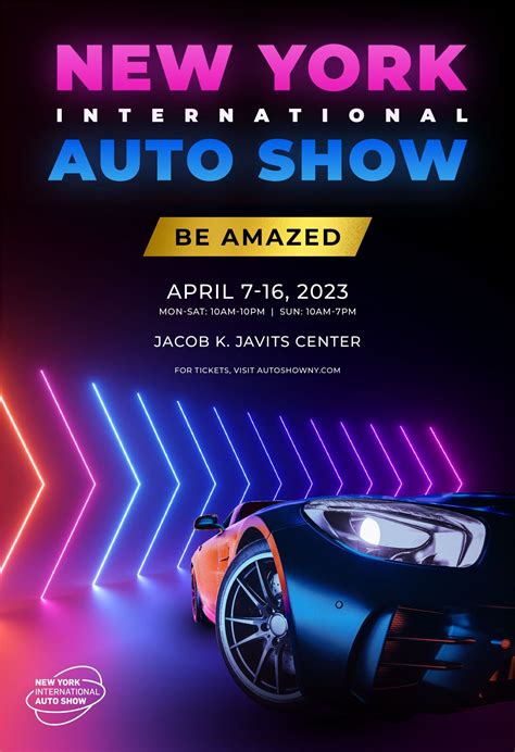 2023 Auto Show Poster Unveiled – New York International Auto Show