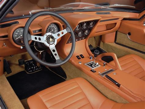 Lamborghini Miura Spyder - cockpit | Car interior, Lamborghini ...