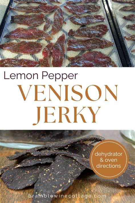 Peppered Venison Jerky Recipe - Bramble Wine Cottage