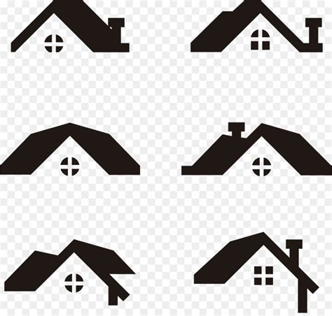 Free House Roof Silhouette, Download Free House Roof Silhouette png ...