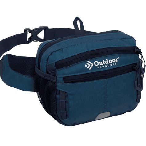 Outdoor Products Echo 3 Ltr Waistpack, Fanny Pack, Waist Pack, Blue ...