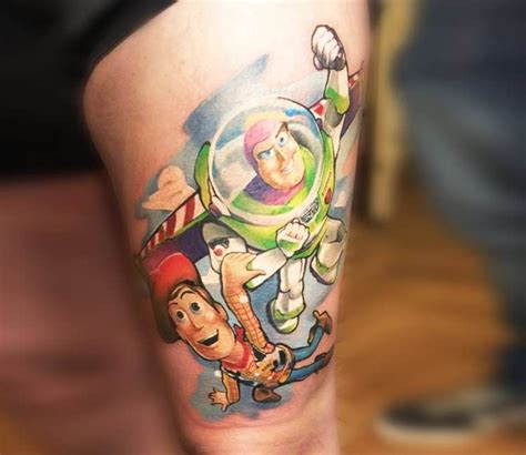 Toy Story tattoo by Nat Devilette | Toy story tattoo, Sleeve tattoos ...