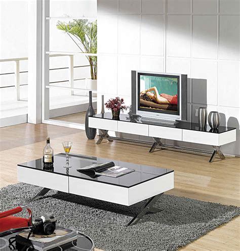 Modern Glossy white TV stand CR059 | TV Stands