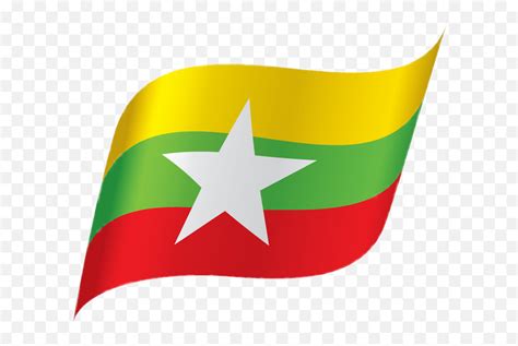 Myanmar Flag - Myanmar Independence Day 2019 Emoji,Myanmar Flag Emoji ...