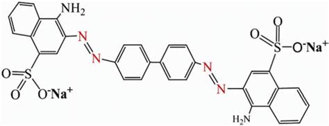 Chemical structure of Congo red dye. | Download Scientific Diagram