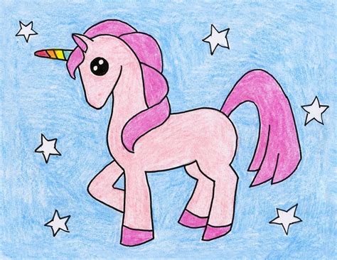 Easy Drawing Ideas For Kids Unicorn - bmp-wire