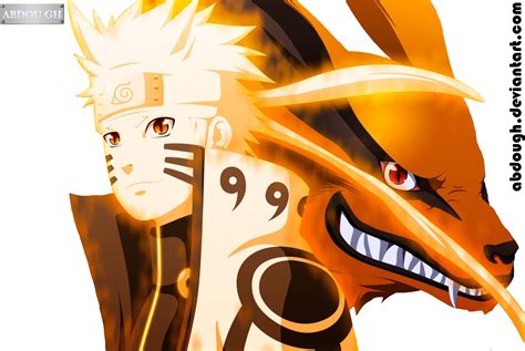 Naruto And Kurama by AbDoUGh on DeviantArt