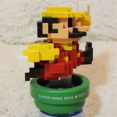 Super Mario Maker Builder Custom 8-bit Mario Amiibo Amiibo, 8 Bit ...