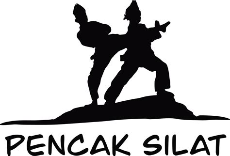 pencak silat silhouette 8630707 Vector Art at Vecteezy