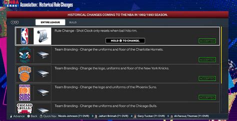 NBA 2K24 League Rules, Expansion, Relocation, Gameplay Changes