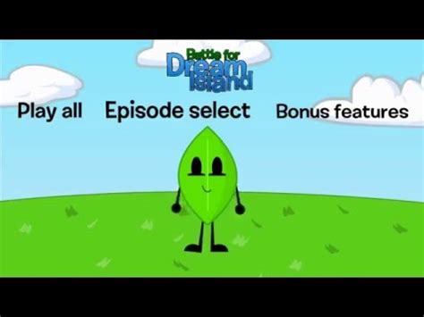 Battle for Dream Island DVD Menus I made - YouTube