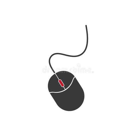 Computer Mouse Logo Vector Template Stock Vector - Illustration of ...