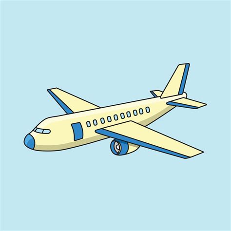 Illustration of Airplane Aircraft Vector Airplane Drawing 20853711 ...