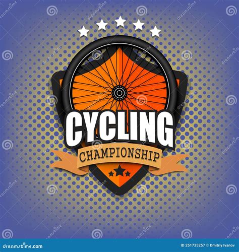 Cycling Logo Template Design Stock Vector - Illustration of insignia ...