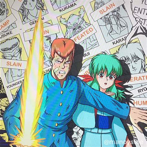 Yu Yu Hakusho - All Characters (Colored) [Fanart] by Luis Figueiredo ...