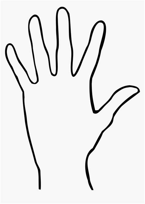 Clipart Hands Black And White - Clip Art Hand Palm, HD Png Download ...