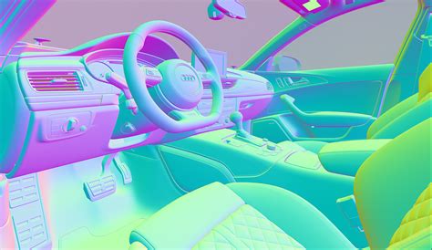 Audi RS6 Interior - CGI on Behance