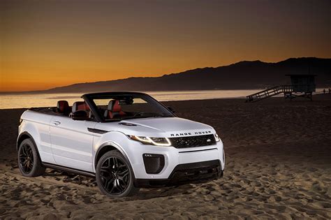 Photo 2015 Range Rover Evoque convertible beaches Convertible White