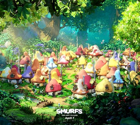 Smurf Village Background