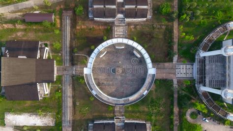 Aerial View Of The Masjid Raya Bandung Or Grand Mosque Of Bandung In ...