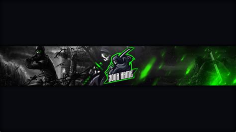 SamuraiSkull Gaming Clan Mascot Banner | Free PSD - Zonic Design Download