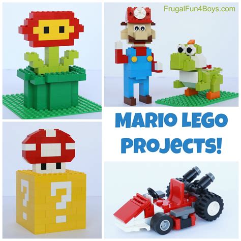 Custom Set WITH Instructions to Build Custom LEGO Mario Brick Building ...