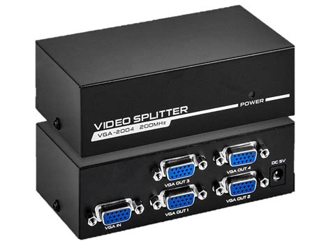 200MHz VGA Video Splitter - 4 PORT 1920x1440 | Shop Today. Get it ...