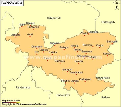 Banswara Parliamentary Constituency Map, Election Results and Winning MP