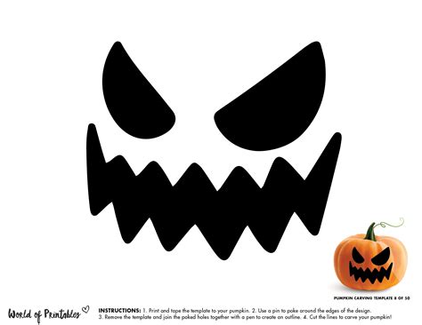 Smiley Face Pumpkin Stencil - Free Sample, Example & Format Templates ...